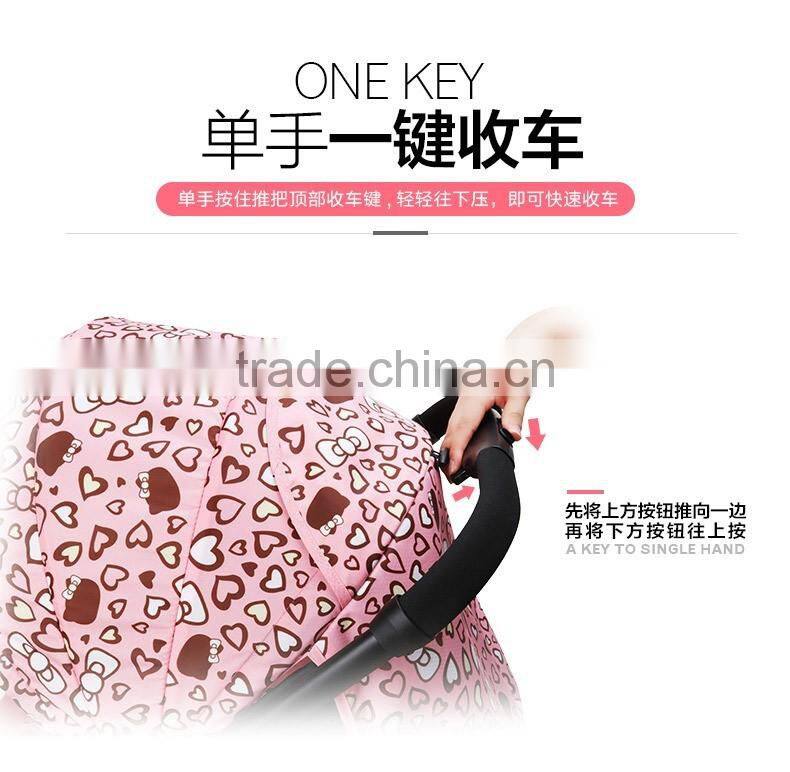 Manufacturer supply Super lightweight mini buggy comfortable folding baby stroller