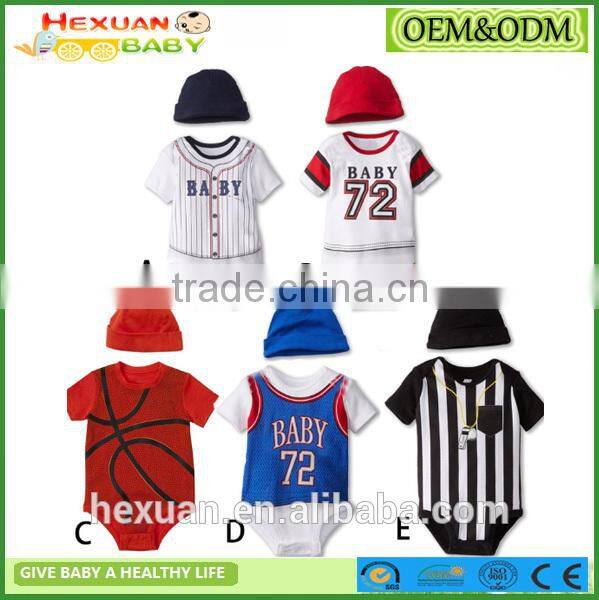 China clothing baby short sleeve romper set