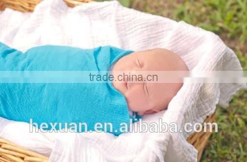 OEM factory or stocked designs 100% Cotton Baby Muslin Wrap swaddle Blanket Baby muslin swaddle