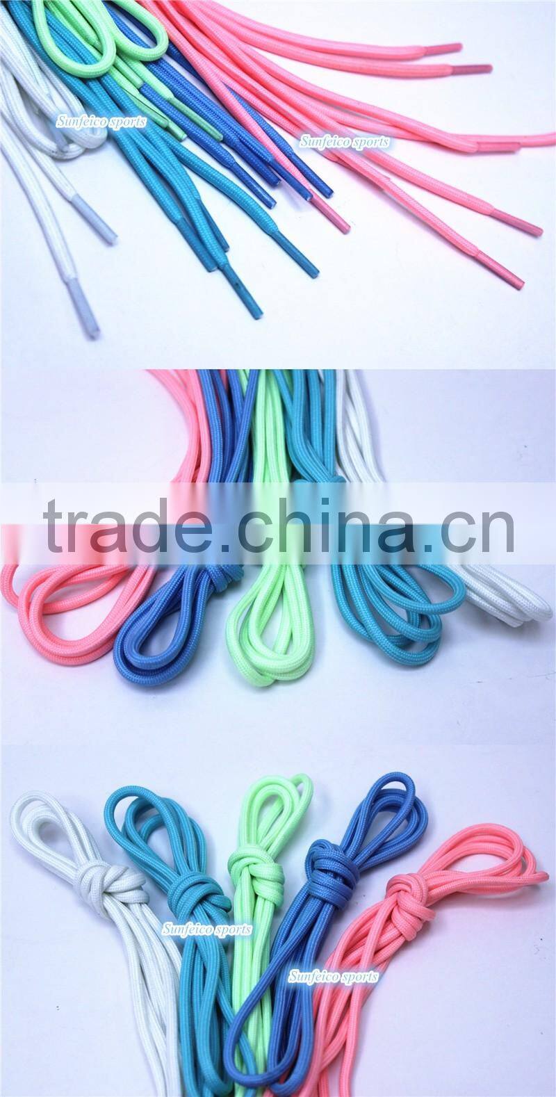 Glowing In The Dark Shoelaces for Running~Round Illuminant Shoe Laces For Sneaker In The Dark~eBay/Amazon Supplier~Accept Custom