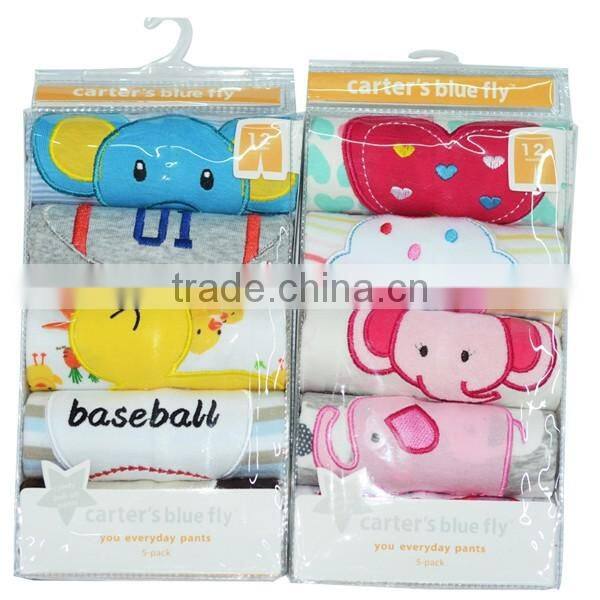 2016 Popular animal designs baby long pants