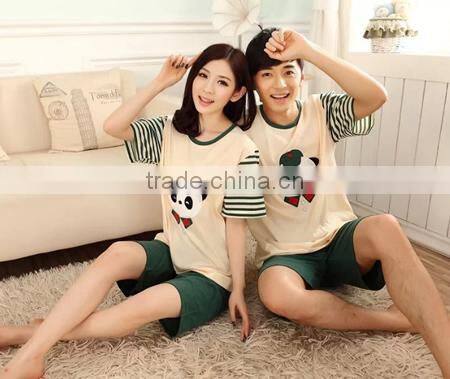 2015 wholesale new style couple pajamas