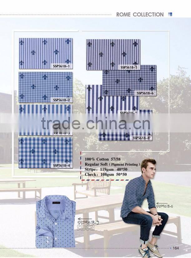 classic fashion design men's casual check shirt