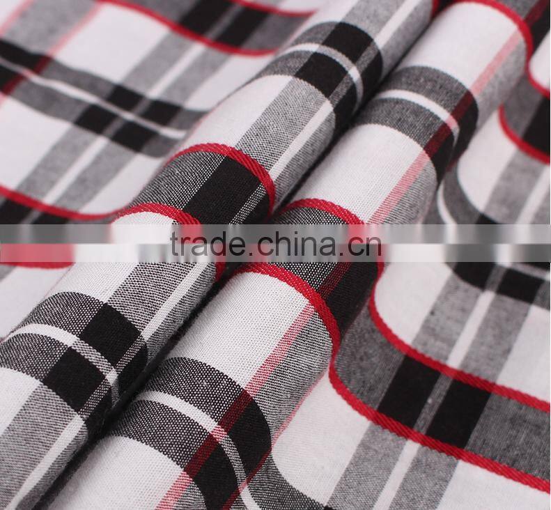 Popular Africa market short sleeve check pattern mens shirt design with customised logo for oem
