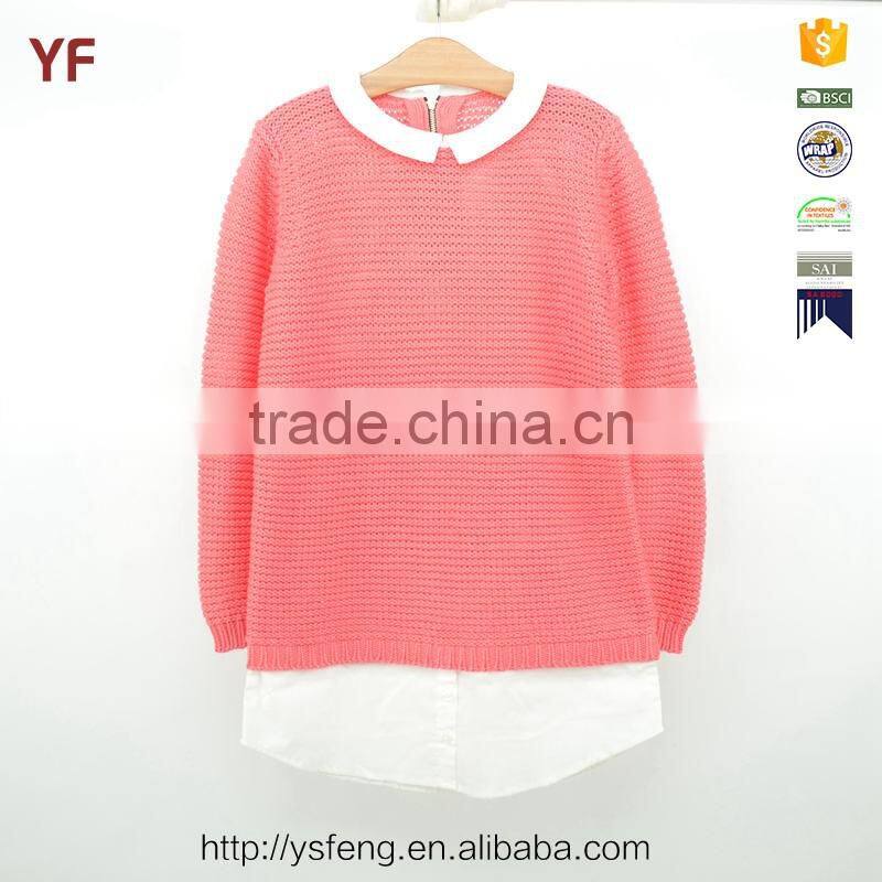 Fabric Knit Girl Designs Kids Knitting Sweater Patterns