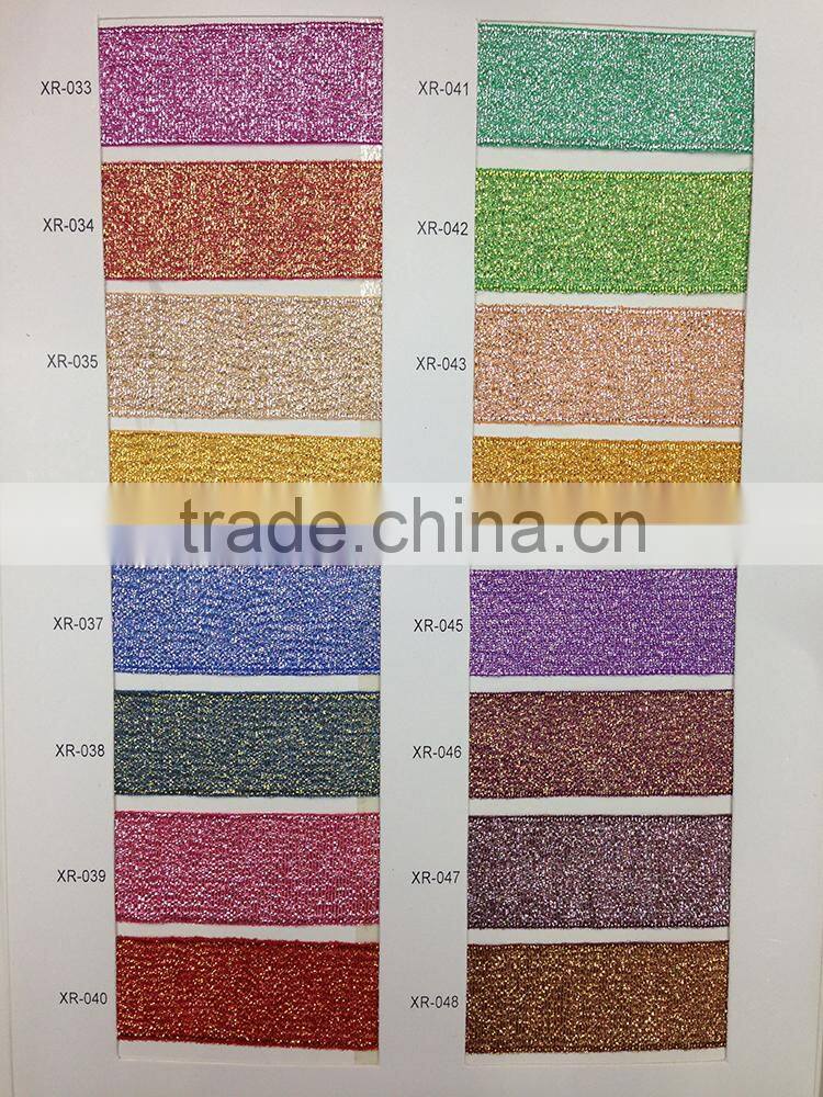 YingYing cording taping ribbon good apparel plastic computerized embroidery multicolour ribbons gift ribbon