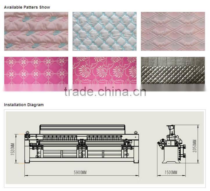 CSHX234 B quilting and embroidery machine for car cushion