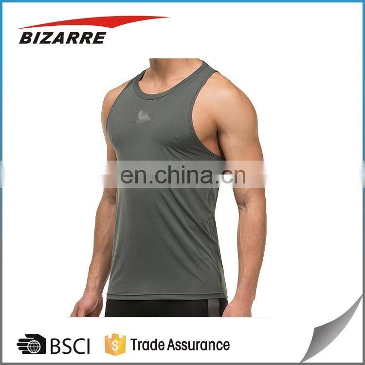 Men black stringer y back gym vests bodybuilding singlets wear