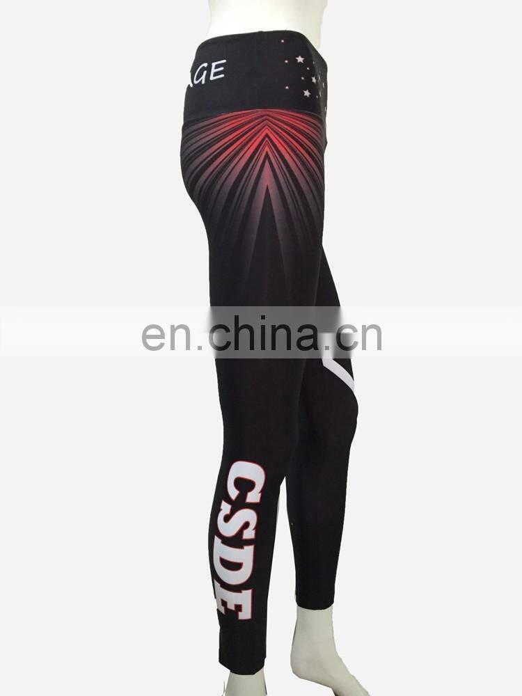 Girls cheer dance costumes for children dance leggings