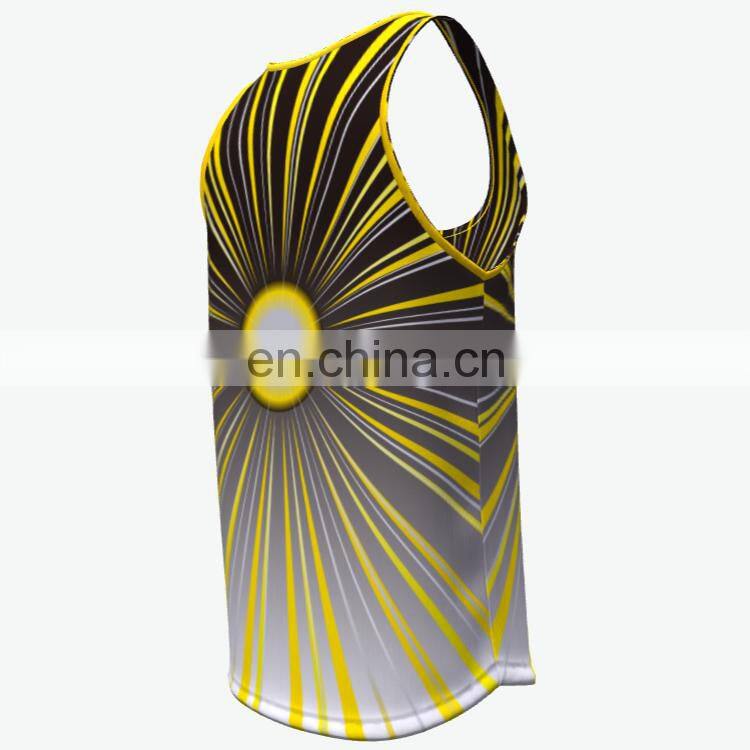 New design yellow running wear