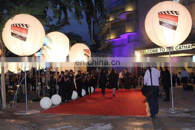 2m promotional inflatable balloon for events/inflatable led sphere balloon for sale