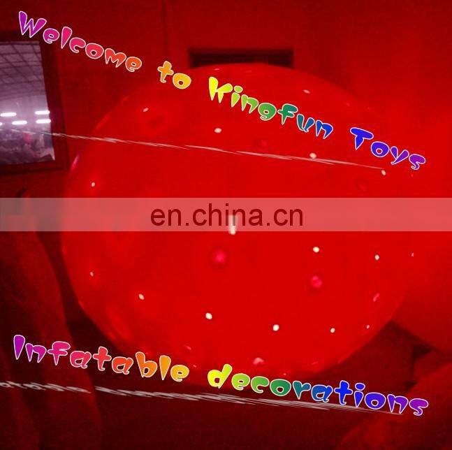 Magical ground inflatable led ball