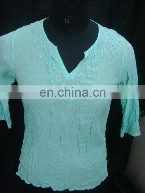 100% Rayon Ladies Blouse
