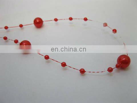 60Meter Red Beaded Garland for Wedding Craft