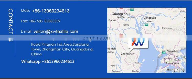 Wholesale back to back double side hook and loop, fastener tape from OEM factory