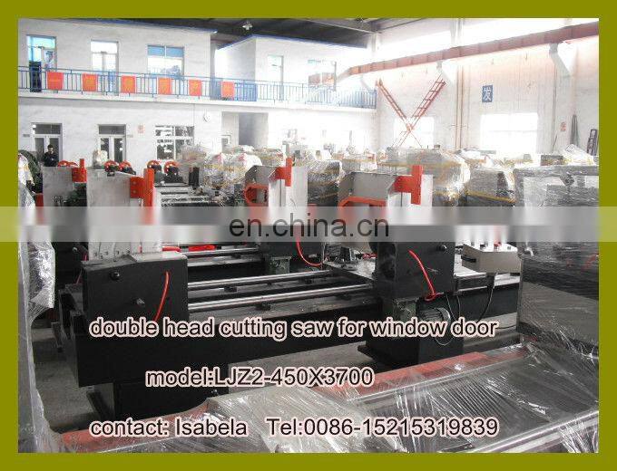 Window door frame making machine/Aluminum door window profile cutting saw/Alu-alloy profile cutting machine (LJZ2-450X3700)