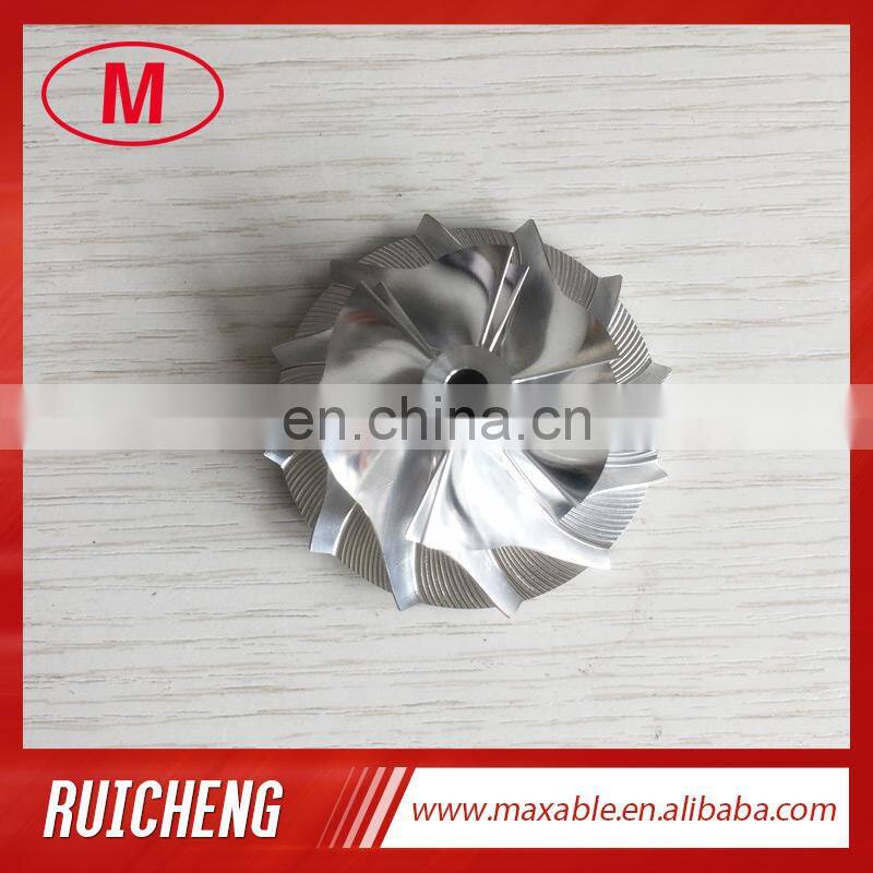 GT15-25 436131-0019 36.78/52.19mm 6+6 blades performance milling/aluminum 2618/billet compressor wheel for 709836/727461/709835