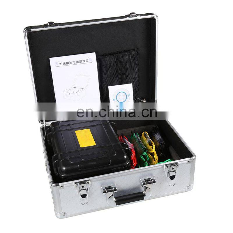 Soil Resistivity Grounding Resistance Tester Grounding Voltage AC Voltage Measurement