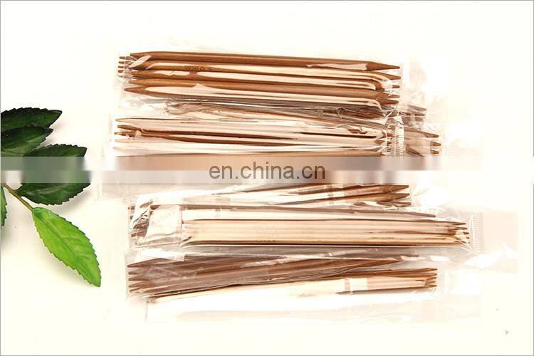 China factory Weaving Needles Double Point Bamboo Handle Crochet Hooks