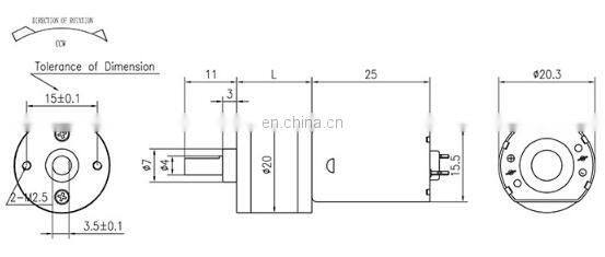 12 volt mini dc electric gear motors reductor 130VA for model trains