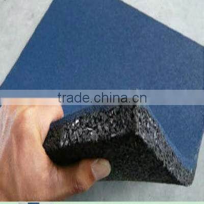 anti-shock gym rubber flooring mat with EN1177