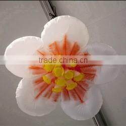 new design ideal inflatable led decoration hanging inflatable flower with led light for event