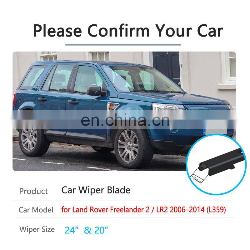 for Land Rover Freelander 2 LR2 2006~2014 2007 2008 2009 2010 2011 2012 2013 Car Wiper Blade Windshield Wipers Car Accessories