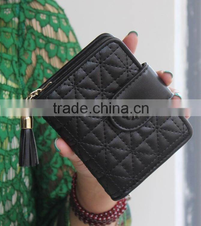 Multicolor Pink Blue Blck fashional de Ultimos moda ID card bank card Holder wallet cartera para dama