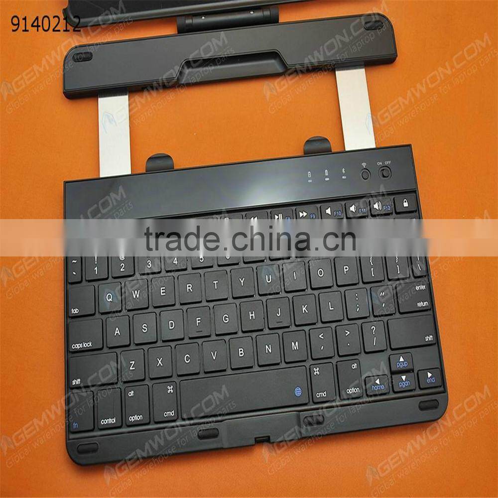 bluetooth keyboard for iPad air2,Black ABS Plastic 360 Degree Rotating Cover with removable keyboard
