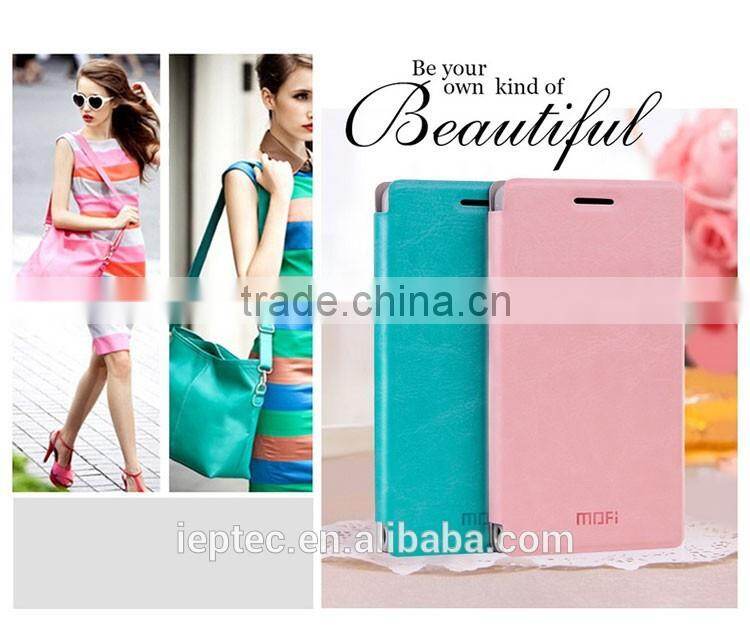 MOFi Case Celular Housing for Huawei Ascend G6, Mobile Handset Coque Flip Leather Back Cover for Huawei G6