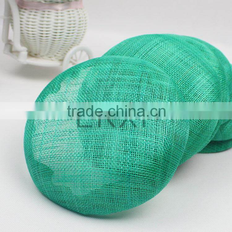 Turquoise Sinamay Hat Base Fascinator