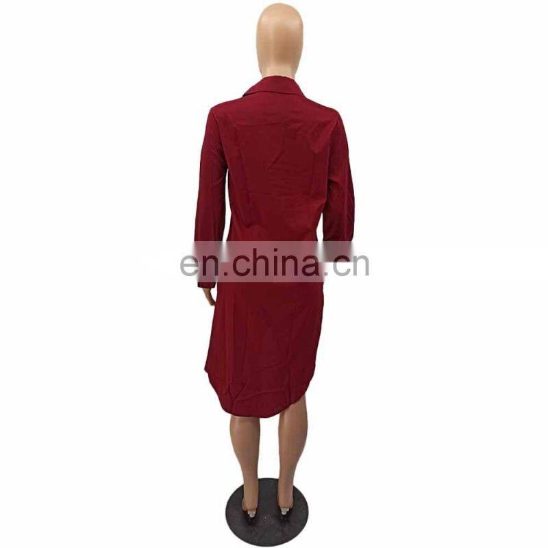 Irregular Stitching Long T-shirt Dress