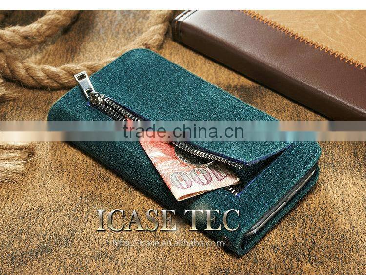 Popular leather cover for Galaxy S6, for Samsung S6 phone covers