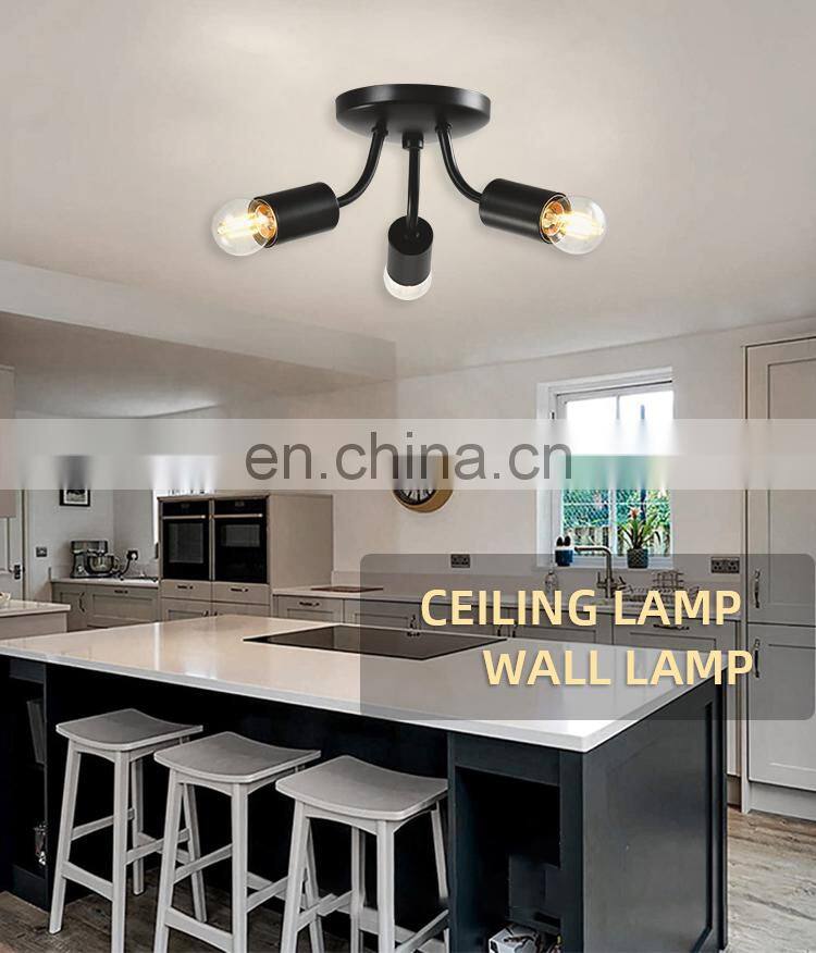 HUAYI High Performance Nordic 60w House Lighting Bedroom Living Room Modern LED Ceiling Lamp