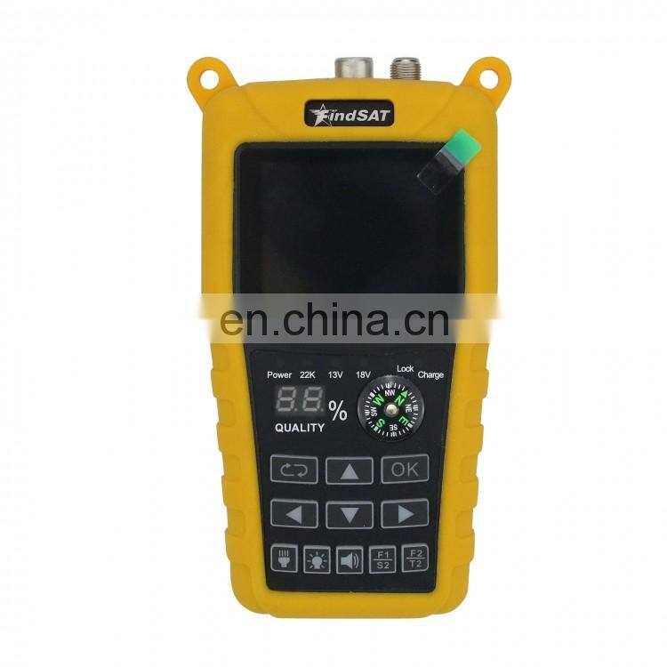 VF-6800P 2.4" Color LCD Digital Satellite Finder Signal Meter DVB-T2 DVB-S2 DVB-C Satellite Receiver
