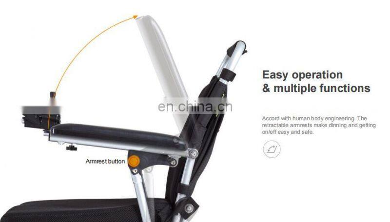 new remote lightweight auto-folding power wheelchair H3T-TY LANTSUN