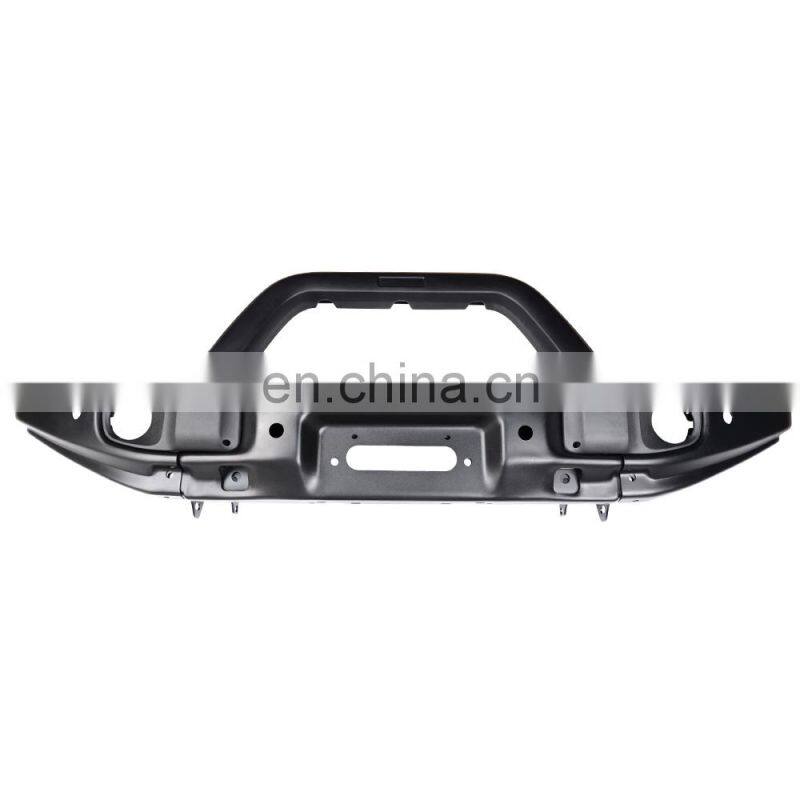 Front bumper guard for Jeep wrangler JL 4x4 offroad bumper with corner sensor hole
