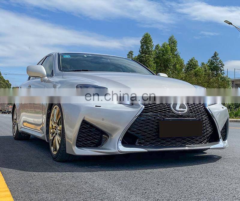 Runde Car Modification ABS Material GSF Style Old Lexus Upgrade IS300 Body Kit For 06-12 Lexus IS250 Front Bumper Grille