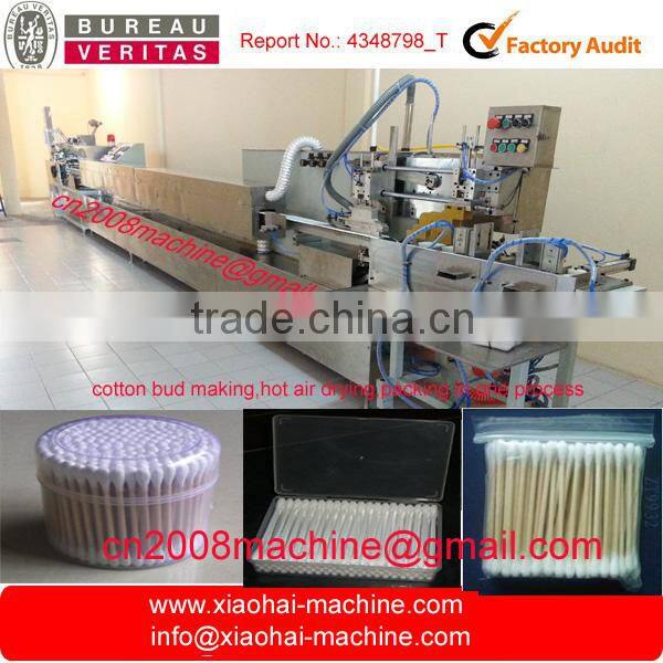 Automatic Baby , Adult dry-nurse Medical Cotton Swab Packing Machine Into Bag With Drying