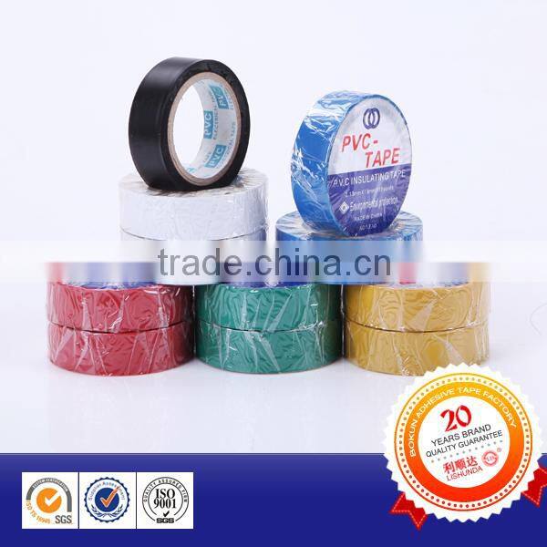 Moisture-proof PVC Electrical Insulation Tape 19mm Tapes