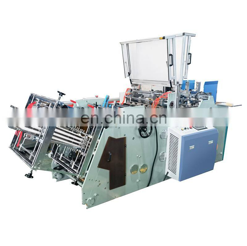 HBM800 Automatic disposable Family takeaway food Paper box making machine, popcorn fried chicken container forming equipment