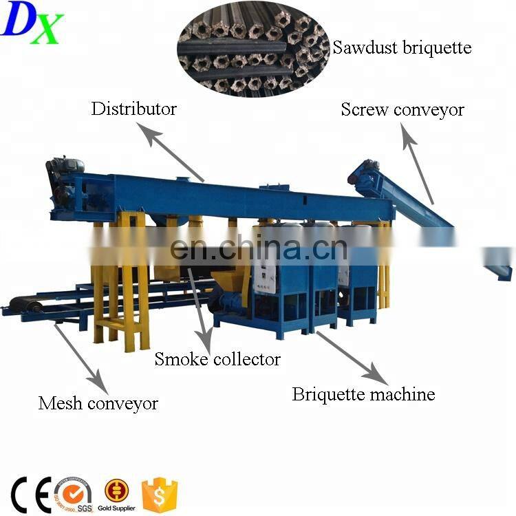 biomass wood charcoal bbq briquette press machine