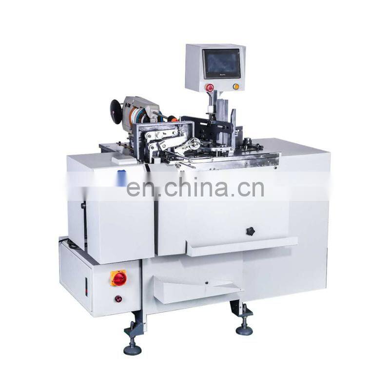 UT150 Fully Automatic Perfume bottle Hangtag Knot Tying Machine, car freshener card stringing equipment