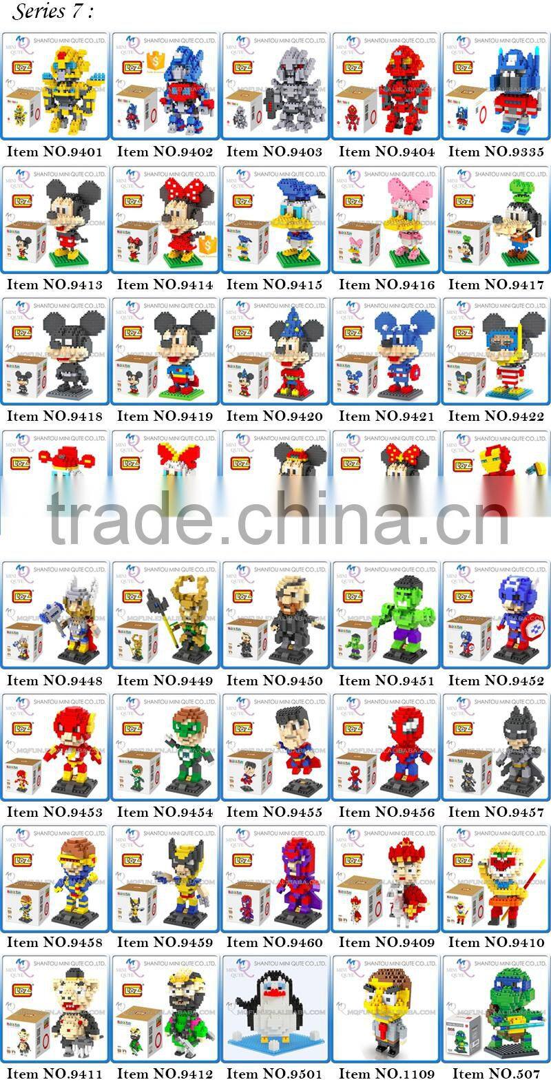 Mini Qute Over 500 styles loz diamond block gift for boy