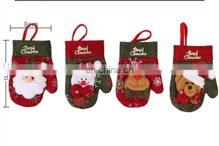 Christmas Table Dinner Decor Cute Cutlery Set Knives Forks Bag Holder Pockets Xmas New Year Decor Christmas Decorations For Home