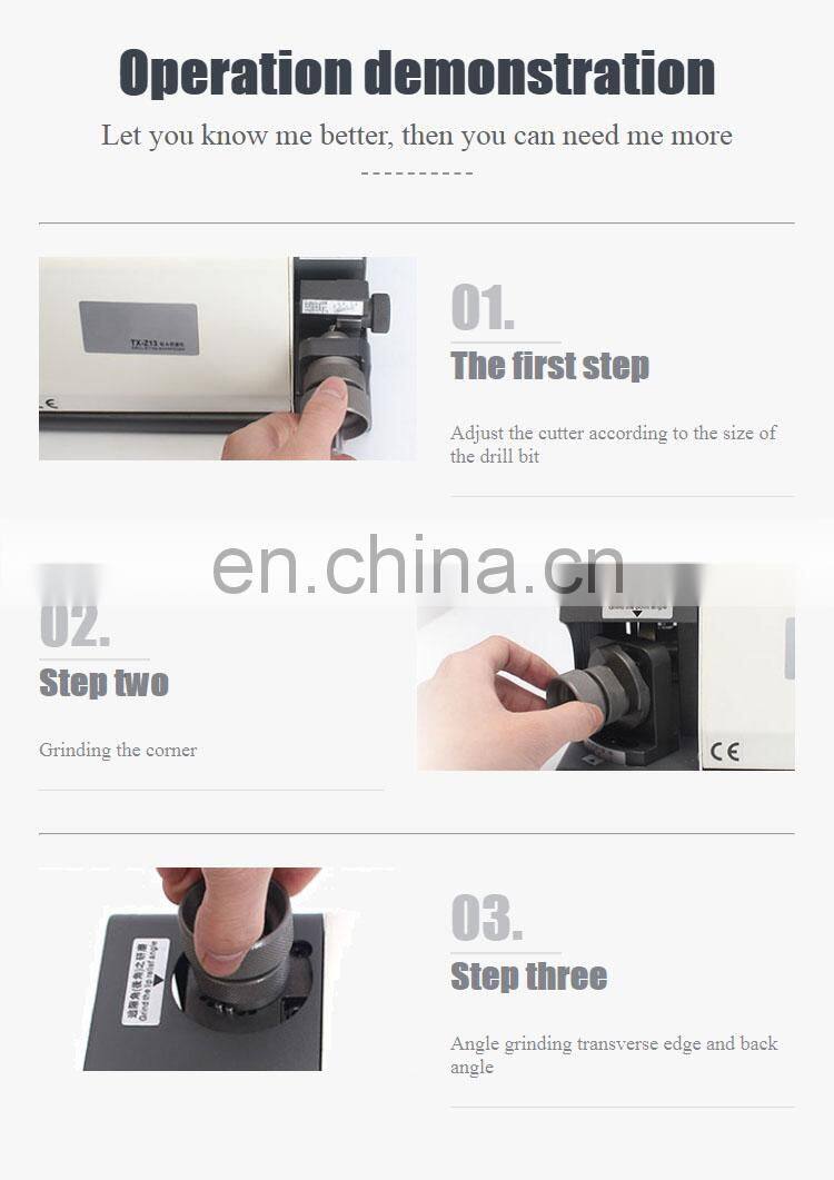 LIVTER TX-Z32 Double head grinder mini twist drill bit grinding machine