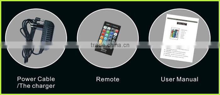 ACS Rechargeable colorful LED chair furniture