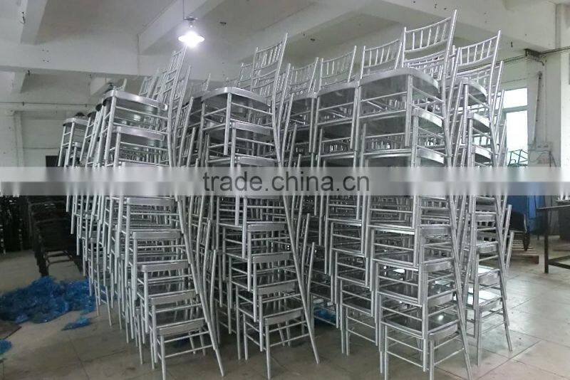 HM-W21 Silver Iron Chiavari Chair With Low Price