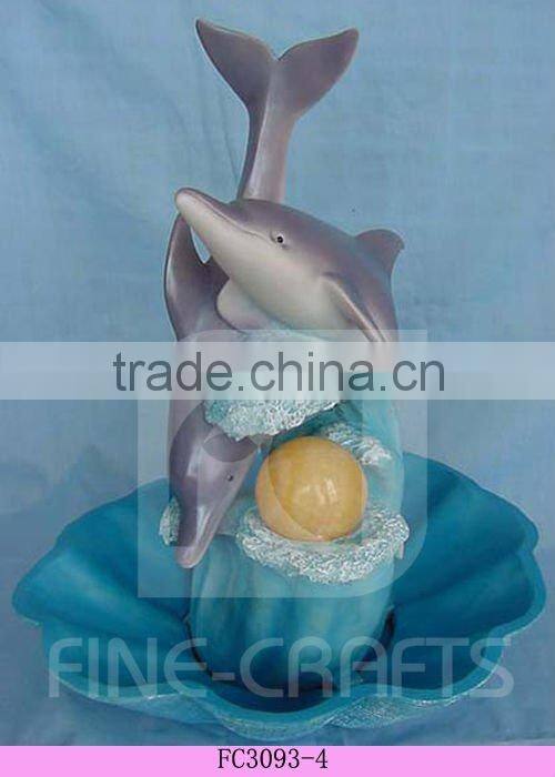 Dolphin tabletop fountain