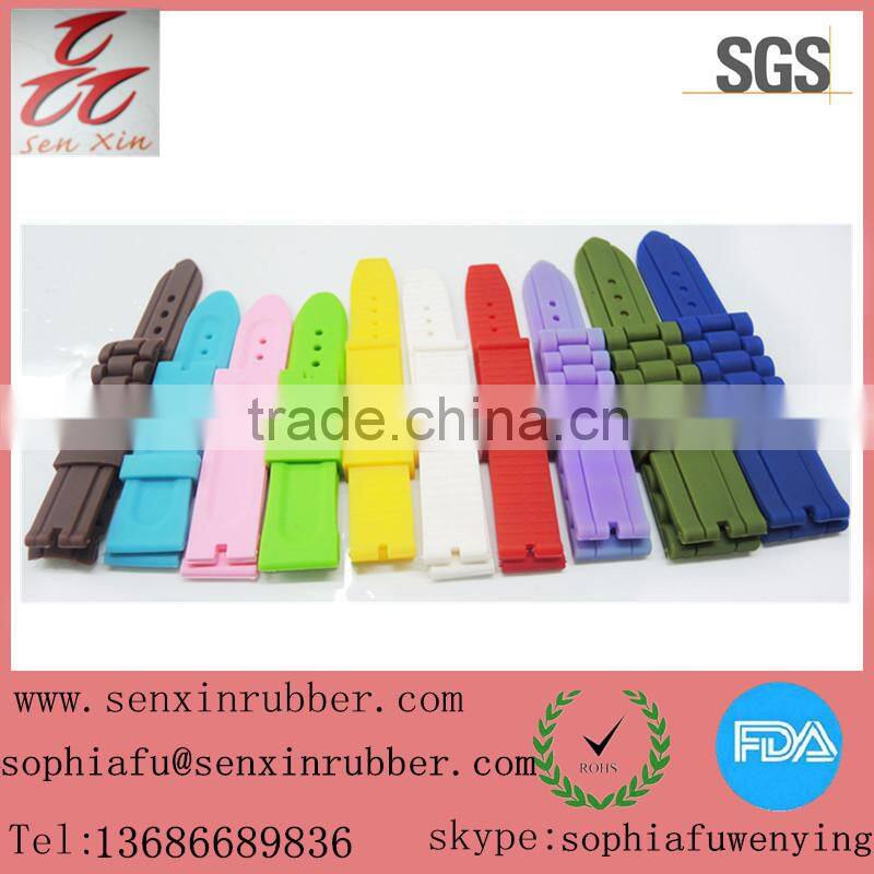 silicone rubber watch band